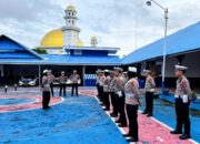 KASAT LANTAS POLRES Wajo Gelar Apel Pagi Untuk Tingkatkan Kedisiplinan Anggota