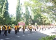 Pimpin Apel Pagi, Ini Arahan WAKAPOLRES dan Pawas Kepada Personil POLRES Wajo, Dilanjutkan Olah Raga Pagi. Tiap Jum’at, Jaga Kebugaran Fisik