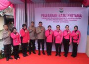 Ketua Umum Bhayangkari Ny. Juliati Sigit Prabowo hadiri Peresmian Pelatakan Batu Pertama TK Kemala Bhayangkari 05 Kota Besar Semarang