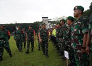 Danrem 072/Pamungkas Pimpin Apel Gelar Pasukan Pengamanan VVIP Kunjungan Presiden RI