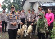Penguatan Ketahanan Pangan Serentak, Polres Semarang Sambangi Kelompok Tani Wanita 