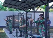 Personel Makoopsud II Laksanakan Latihan Menembak di Lapangan Tembak Atmadji, Lanud HND Makassar