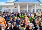 POLSEK Pitumpanua POLRES Wajo Menggelar Kolaborasi Bersih Sampah Untuk Indonesia, HPSN di Bangsalae, Siwa