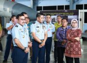 Irkoopsud II Dampingi Irjenau Terima Kunjungan Ketua BPK RI ke Lanud Hnd