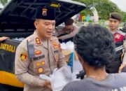 Polres Sragen Gandeng Perguruan Silat, Bagikan 250 Paket Takjil Kepada Masyarakat