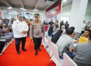 Kapolri Tinjau Bakti Kesehatan “Polri Untuk Masyarakat” di PT Tah Sung Hung, Brebes