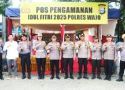 KAPOLRES Wajo Cek Kesiapan Personil di Pos Pam Idul Fitri 
