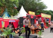 Hibur Pemudik Dan Masyarakat Saat Ngabuburit, Polres Wonogiri Gelar Live Music