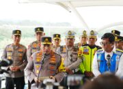 Tinjau Tol Cikampek, Kapolri Instruksikan Jajaran Beri Pelayanan Maksimal Jelang Puncak Arus Mudik Lebaran