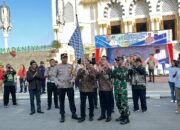 Kapolres Karanganyar Bersama Forkopimda Lepas Ratusan Pemudik dalam Program Mudik Balik Gratis 2025
