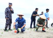 Sinergi Lintas Matra TNI, Kaskoopsud II Hadiri Kunker Kasal dalam Program Ketahanan Pangan TNI AL