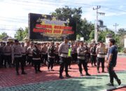 Tingkatkan Profesionalisme, Dalmas Polres Wonogiri Kembali Latihan Pananganan Unras