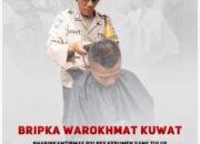 Sosok Bripka Kuwat, Polisi Dari Kebumen, Senang Layani Cukur Rambut ODGJ