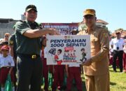 Pangdam IV/Diponegoro dan PT Dua Naga Bagikan 1.000 Sepatu Gratis untuk Siswa SD di Sukoharjo
