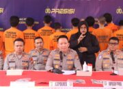 Polres Tangsel Tangkap 23 Tersangka Kejahatan Jalanan dan Curanmor Selama Maret–April 2025