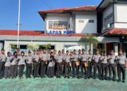 Bangga dan Bersyukur, Pegawai Lapas Pati Naik Pangkat di Tengah Apel Pagi