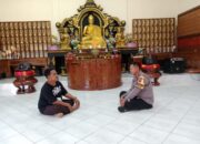 Jelang Perayaan Hari Raya Waisak, Bhabinkamtibmas Sambangi Tokoh Agama Buddha di Keling Jepara