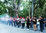 Personel POLRES Wajo Kawal Pengamanan Aksi Unjuk Rasa HMI di DPRD