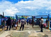 Antisipasi Gangguan Keamanan, Satgas POLSEK Urban Pitumpanua Perketat Pengawasan di Pelabuhan Ferry Bangsalae Siwa