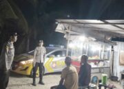 Jaga Stabilitas Kamtibmas, Personil Regu jaga POLSEK Sabbangparu, Melaksanakan Patroli Blue Light