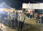 Berikan Rasa Aman Kepada Masyarakat, Dan Cegah Gangguan Kamtibmas Anggota POLSEK Urban Pitumpanua Hadir di PUJASERA