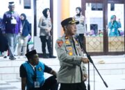 Pemberangkatan Calon Jamaah Haji Kab. Wajo Kloter 37 POLRES Wajo Kawal Sampai Asrama Haji Sudiang Makasar