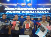 Polres Purbalingga Kembali Ungkap Tiga Kasus Kekerasan Hasil Operasi Aman Candi 2025