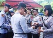 KAPOLRES Wajo Gelar Sertijab, WAKAPOLRES, KABAG,Tiga KAPOLSEK, KASAT Lantas Dan KASI Humas Resmi Berganti