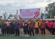Olahraga Bersama POLRES WONOGIRI dan Instansi Terkait dalam Rangka HUT BHAYANGKARA Ke-79 Tahun 2025