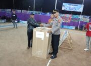 Polsek Sidoharjo Amankan Jalannya Turnamen Voli Umbrukan Sidoharjo Cup II Tahun 2025