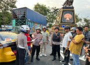 Kapolres Wonogiri Pimpin Langsung Pengamanan Aksi Damai Komunitas Truk, Situasi Kondusif dan Terkendali