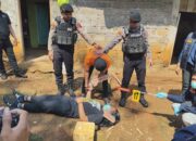 Polres Wonogiri Turunkan Personil Amankan Rekonstruksi Pembunuhan Terhadap Wanita di Ngadirojo