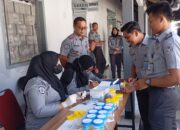 Cegah Penyalahgunaan Narkotika, Lapas Kelas IIB Pati Bersama Polresta Pati Gelar Pemeriksaan Urine Bagi WBP