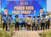 Dukung Ketahanan Pangan, Kakanwil Ditjenpas Jatim Panen Raya