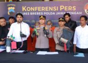 Komplotan Pencurian Tower Baterai Dibekuk Jajaran Satreskrim Polres Brebes