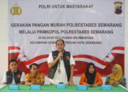 Gerakan Pangan Murah Polrestabes Semarang Salurkan 1 Ton Beras Untuk Warga Brumbungan
