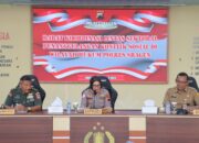 Tanggulangi Konflik Sosial, Polres Sragen Gelar Rapat Lintas Sektoral, Kapolres; Komunikasi Jadi Solusi Jaga Kamtibmas