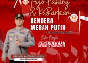Kapolres Wonogiri Ajak Warga Kibarkan Bendera Merah Putih Selama Bulan Agustus