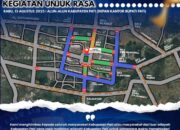 Satlantas Polresta Pati Siapkan Rekayasa Lalin Cegah Kemacetan Selama Aksi di Alun-Alun Berlangsung