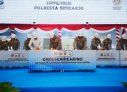 Hadiri Groundbreaking di Sidoarjo, Kapolri Sebut Polri Sudah Miliki 458 SPPG 