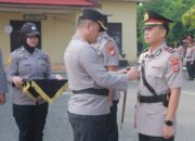 KAPOLRES Wajo Pimpin Sertijab KAPOLSEK Pitumpanua dan Kompol NANO Mengisi Kabag OPS