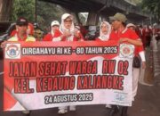 Gebyar Jalan Sehat Dan Pentas Seni HUT Ke-80 RI, warga Kedaung Kali Angke Jakarta Barat Menyala
