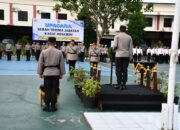 Upacara Sertijab Kasat Reskrim Polres Karanganyar, Kapolres Tekankan Profesionalisme dan Pengabdian