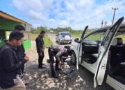 Unit Turjawali SAT LANTAS POLRES Wajo Gelar POLANTAS Menyapa, Bantu Pengendara di Jalan Poros Sengkang–Siwa