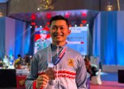 Semangat Juang Petarung Bhayangkara Muda, Kisah Inspiratif Bripda Yogy Raih Tiga Medali di Tahun 2025