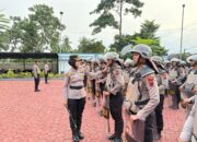 Polres Semarang Gelar Apel Kesiapsiagaan jelang Satu Tahun Kepemimpinan Presiden dan Wakil Presiden