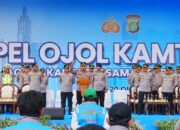 Hadiri Apel Ojol Kamtibmas, Kapolri Ajak Bersinergi Jaga Kamtibmas
