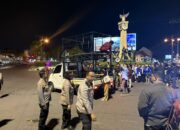 Polres Sukoharjo Kawal Aksi BEM Solo Raya di Tugu Kartasura, Unjuk Rasa Berjalan Aman dan Kondusif