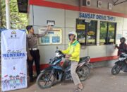 Melalui Program Polantas Menyapa, Samsat Polresta Pati Edukasi Syarat dan Cara Bayar Pajak Motor di Samsat Drive Thru