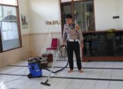 Polantas Menyapa, Satlantas Polres Jepara Gelar Bakti Sosial Pembersihan Masjid Khalilurrohman Polres Jepara